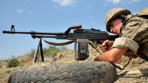 Ermənistan silahlıları atəşkəsi yenidən pozub