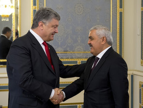 Rövnəq Abdullayev Ukrayna prezidenti ilə görüşüb