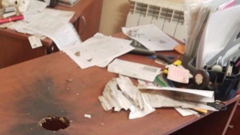 Yəhudi icması rəhbərinin ofisi partladıldı Yəhudi icması rəhbərinin ofisi partladıldı