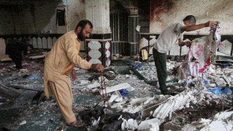 Əfqanıstandakı patlayışda 26 hərbçi ölüb