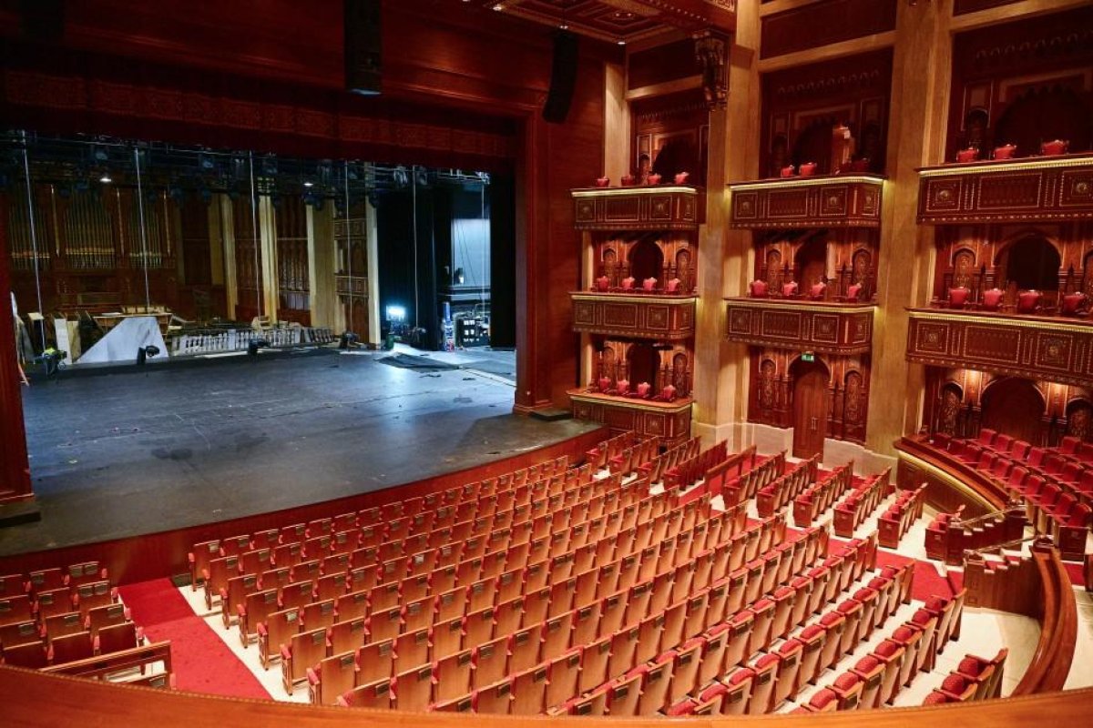 Leyla Əliyeva Maskatda Sultan Opera Evində 