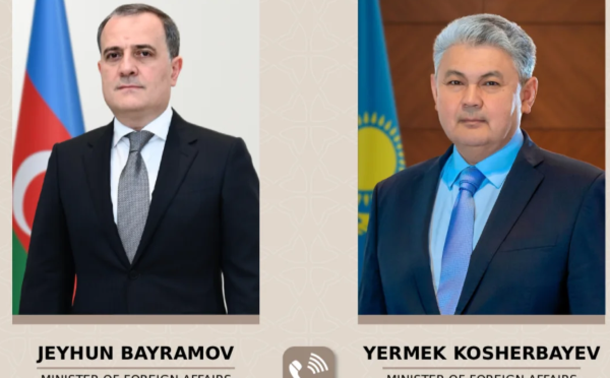 Azərbaycan və Qazaxıstan XİN başçıları arasında telefon danışığı olub