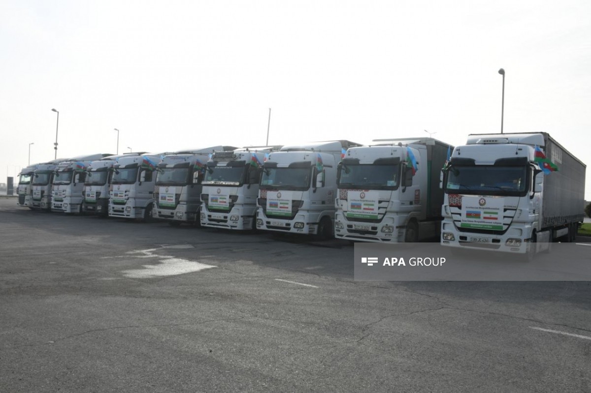 Azərbaycandan İrana növbəti humanitar yardım göndərilib