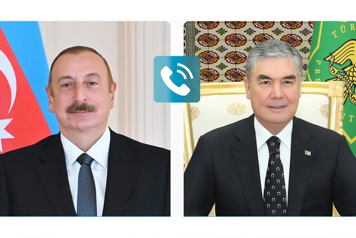 İlham Əliyevlə Qurbanqulu Berdiməhəmmədov telefonda danışıb