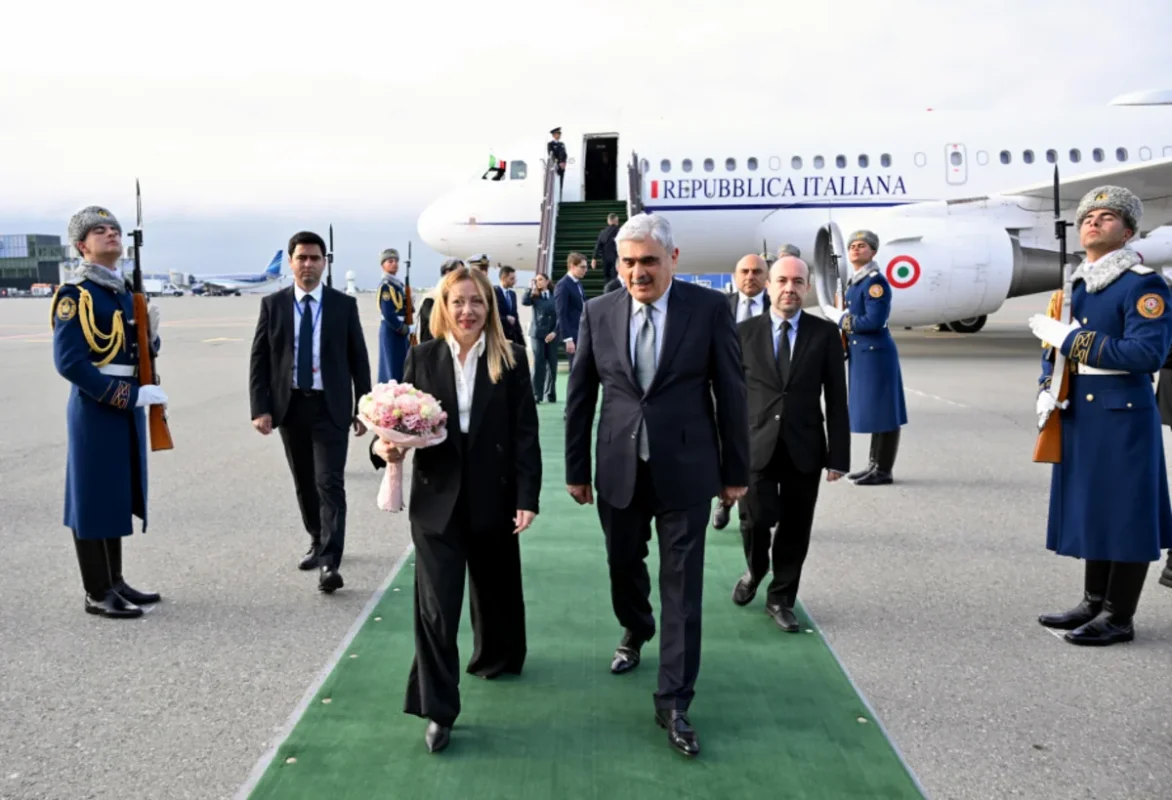 İtaliyanın Baş naziri Azərbaycana rəsmi səfərə gəlib