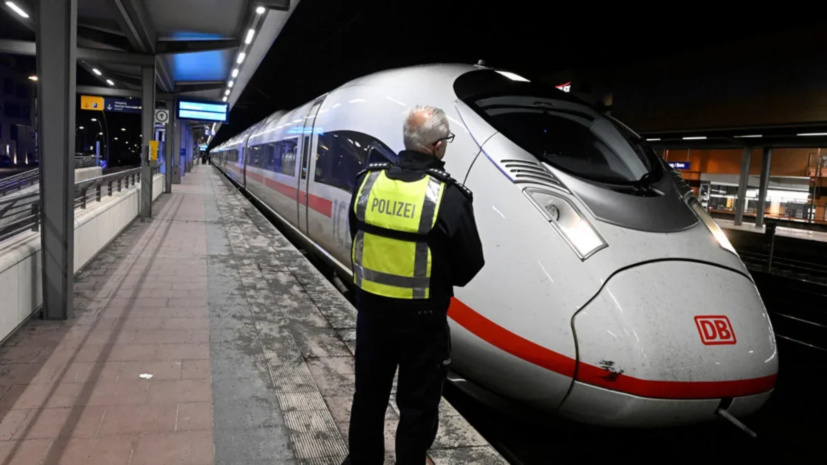  Silahlı şəxs sürət qatarını saxlatdırıb