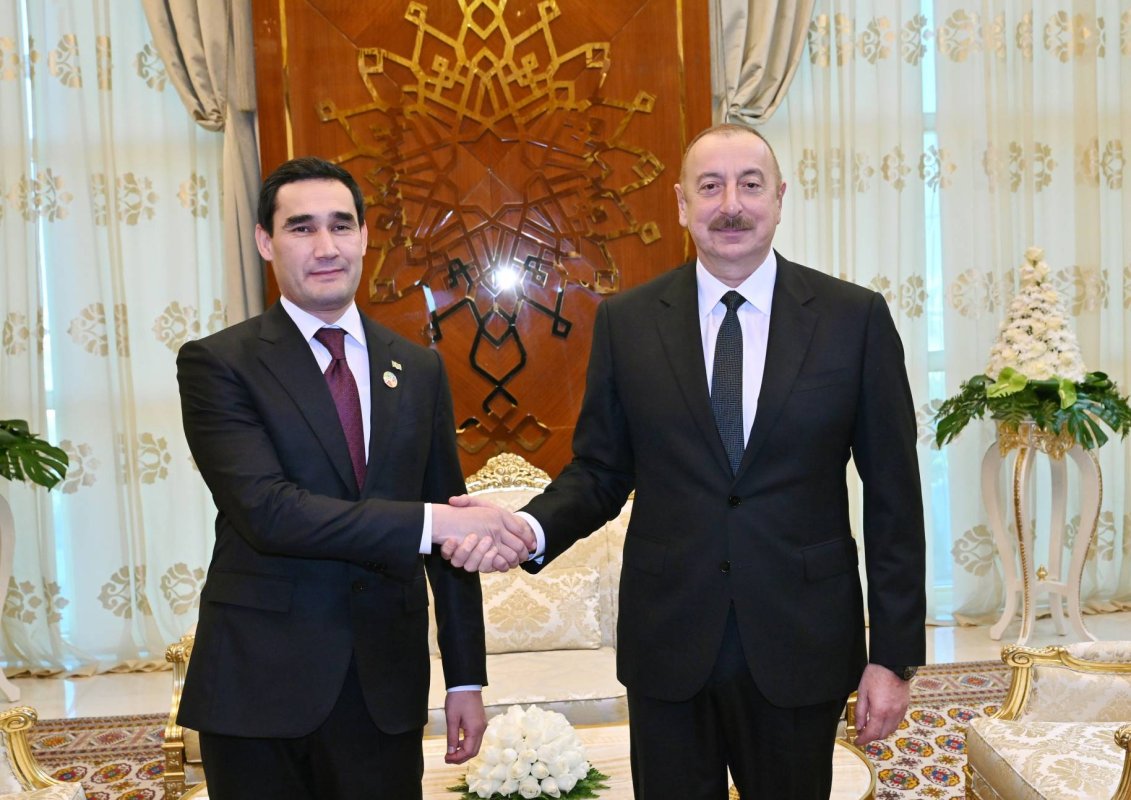 Sərdar Berdiməhəmmədov İlham Əliyevi təbrik edib