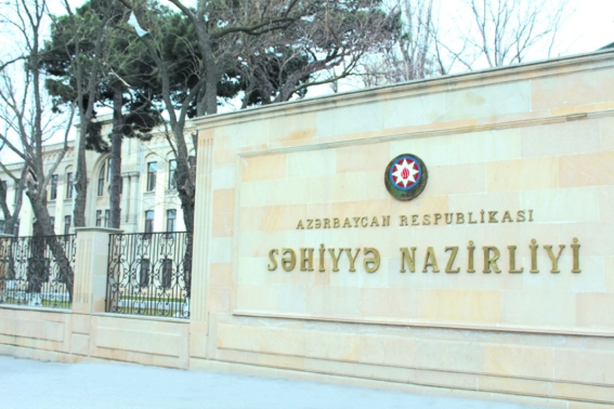 Nazirlik ölkəmizdəki epidemioloji vəziyyətlə bağlı məlumat yayıb