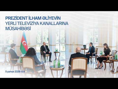 Prezidentin yerli televiziya kanallarına müsahibəsi 