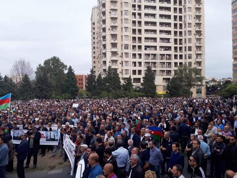 Bakı polisi: “Mitinqdə asayiş pozulmayıb”