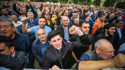 Bakı polisi: “Mitinqdə asayiş pozulmayıb”