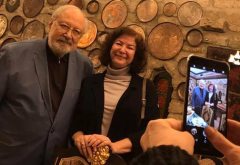 Rüstəm İbrahimbəyov Bakıya gəlib Rüstəm İbrahimbəyov Bakıya gəlib