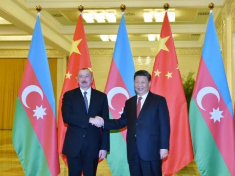 Azərbaycan prezidenti Çin Xalq Respublikasının sədri ilə görüşdü
