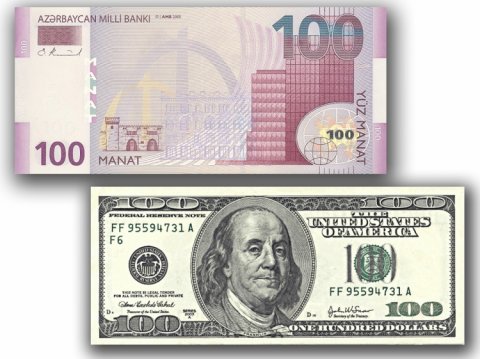 Mərkəzi Bank dolların 3 günlük rəsmi məzənnəsıni açıqladı