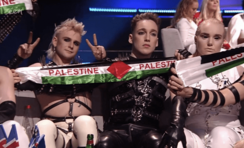 “Eurovision” iştirakçısından daha bir həmlə: “Instagram” səhnəsində yenidən Fələstin bayrağı 