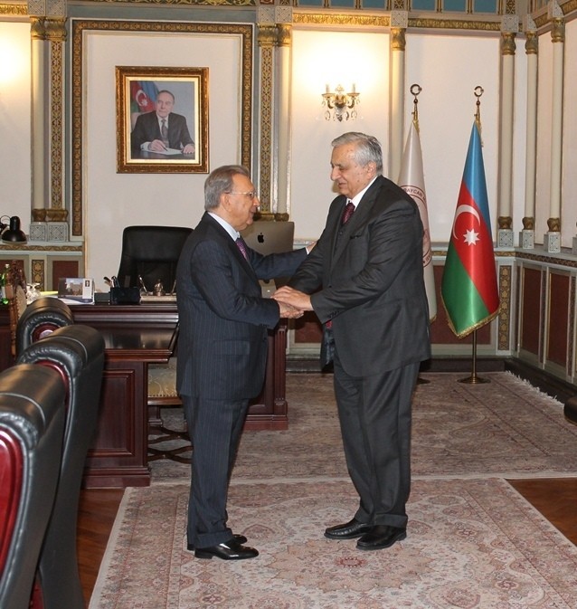 Ramiz Mehdiyev Gürcüstan AMEA-nın vitse-prezidenti ilə görüşüb