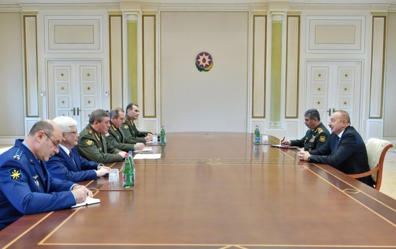 Prezident NATO və Rusiya generallarını qəbul etdi