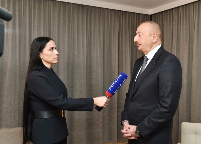 İlham Əliyev “Rossiya-24” televiziya kanalına müsahibə verib