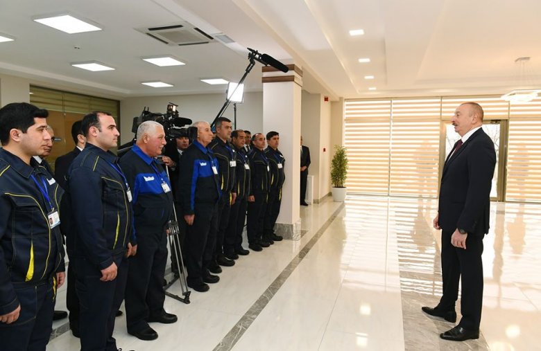 Prezident "Azərenerji" ASC-nin "Dübəndi" yarımstansiyanın açılışında iştirak edib