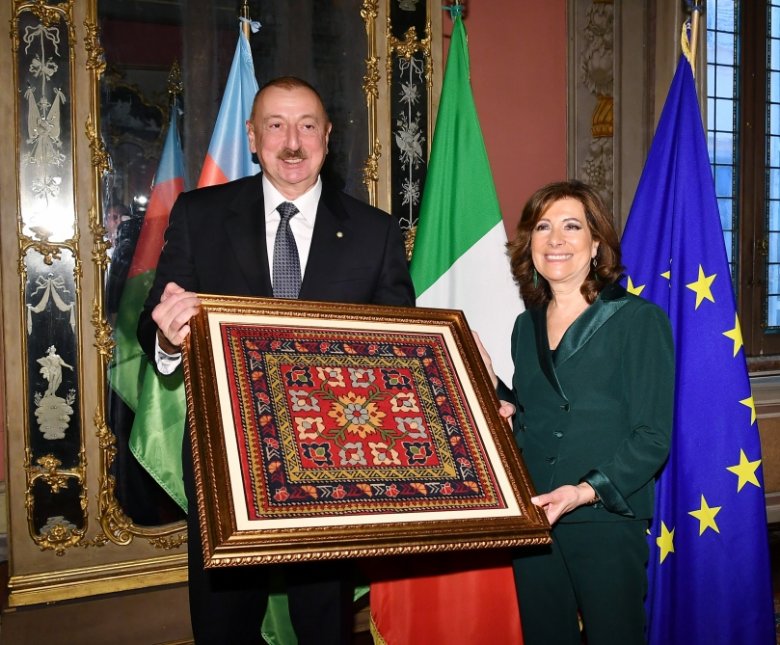 Prezident İlham Əliyev İtaliya Senatının Sədri ilə görüşüb