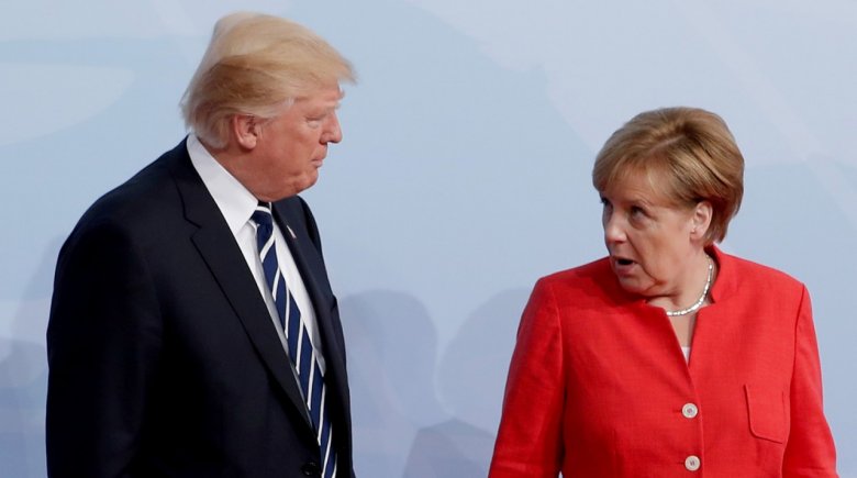 Merkel Trampın dəvətini rədd etdi
