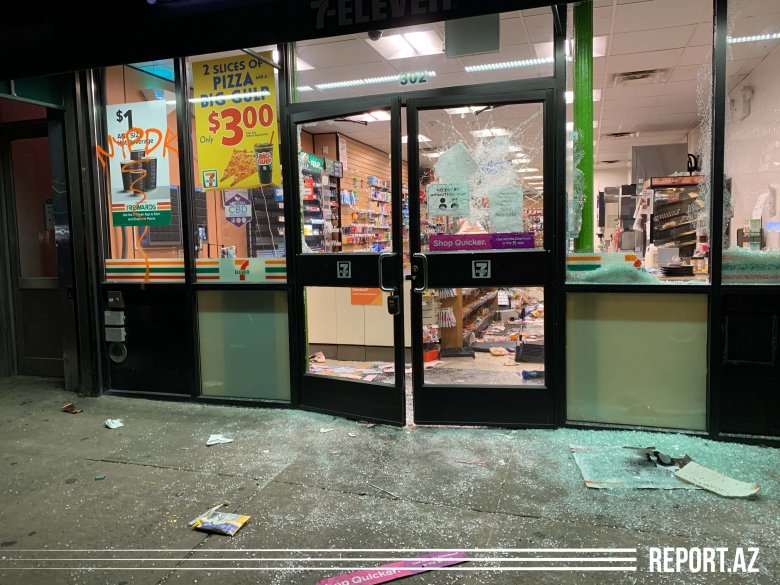Nyu-Yorkda brend mağazalar belə yağmalandı - Video