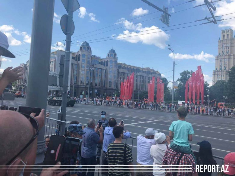 Moskvadakı paradda meydana ilk olaraq Azərbaycan hərbçiləri çıxıb
