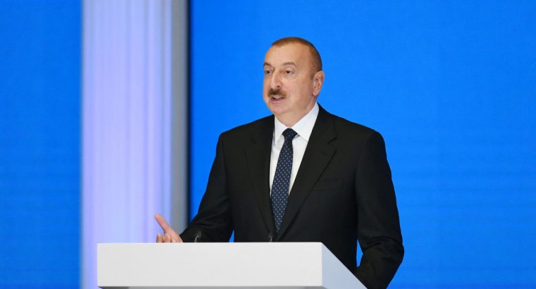 Prezident İlham Əliyev Qobustanda səfərdədir