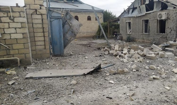 Ermənilər Ağdamda iki yaşayış evini bombalayıb