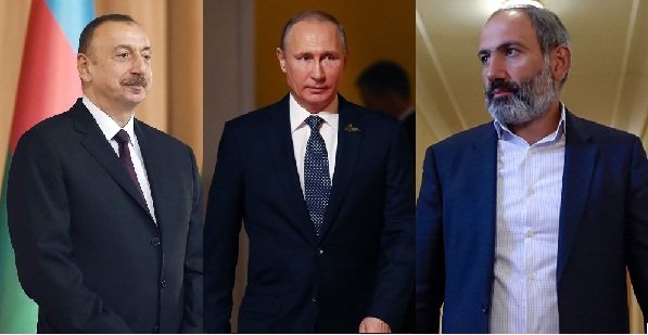 Putin İlham Əliyev və Paşinyanla Qarabağla bağlı müzakirə aparıb