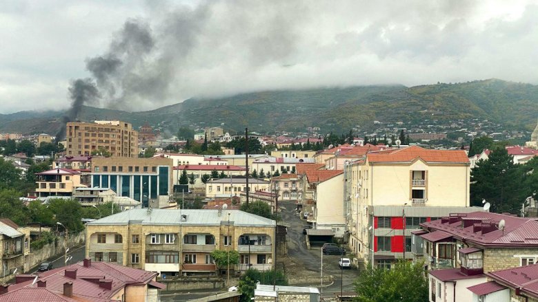 Xankəndi şəhərində atışma - İki erməni saxlanılıb