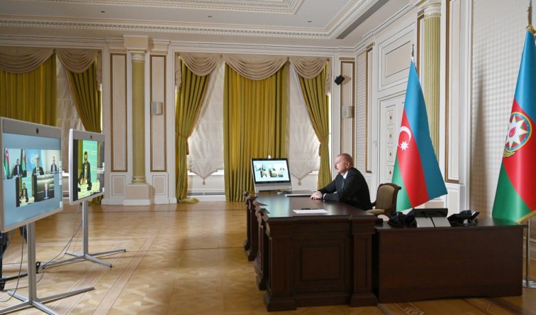 İlham Əliyev ÜST-nin Baş direktoru ilə videokonfrans formatında görüşüb