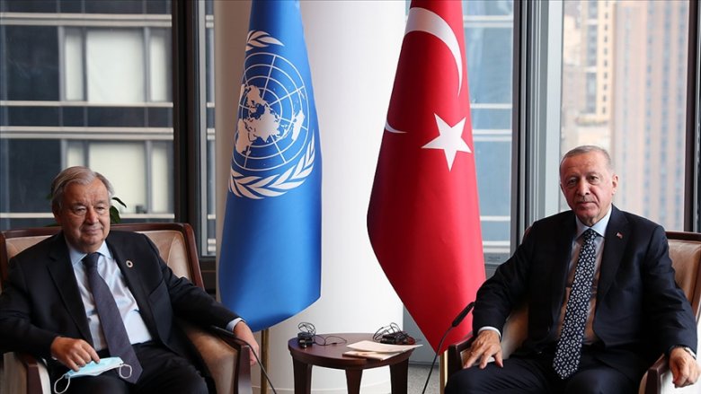 Türkiyə prezidenti BMT-nin Baş katibi ilə görüşüb