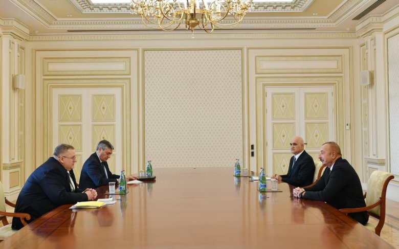 Prezident İlham Əliyev Rusiya Baş nazirinin müavinini qəbul edib