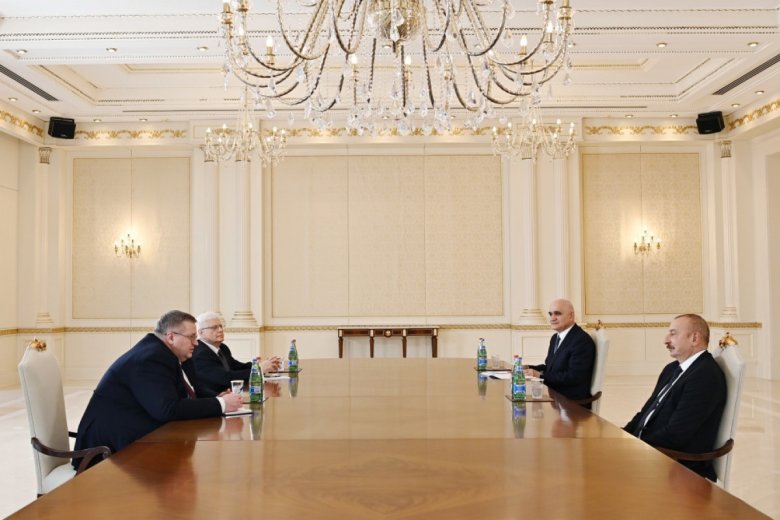 Azərbaycan prezidenti Rusiya Baş nazirinin müavinini qəbul edib