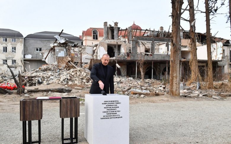 Gəncə Memorial Kompleksinin təməli qoyulub