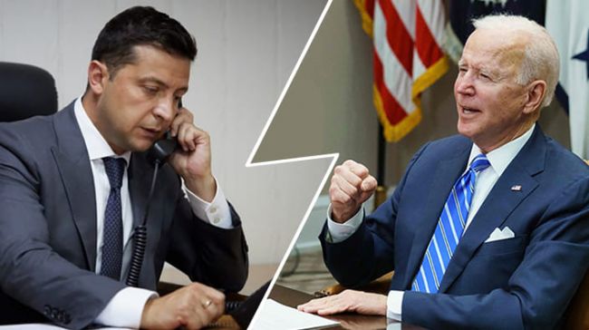 ABŞ və Ukrayna prezidentləri arasında telefon danışığı olub