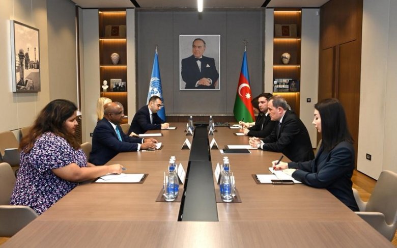 Ceyhun Bayramov BMT Baş Assambleyasının prezidenti ilə görüşüb