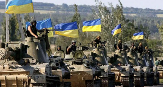 Ukraynaya zirehli transportyorlar göndəriblər