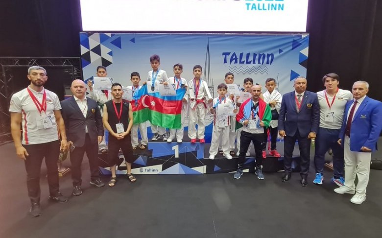 Taekvondoçularımız Avropa çempionatının ilk günündə 9 medal qazanıb