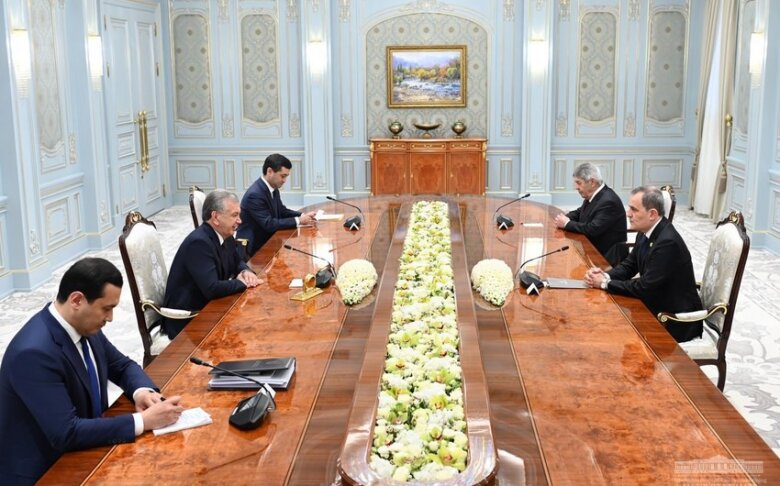 Ceyhun Bayramov Özbəkistan prezidenti ilə görüşüb