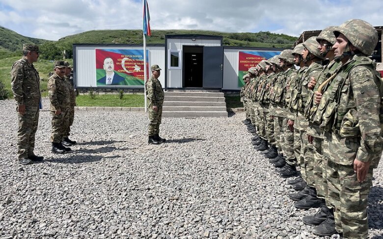 Qarabağ zonasında yeni hərbi obyektlər istifadəyə verilib
