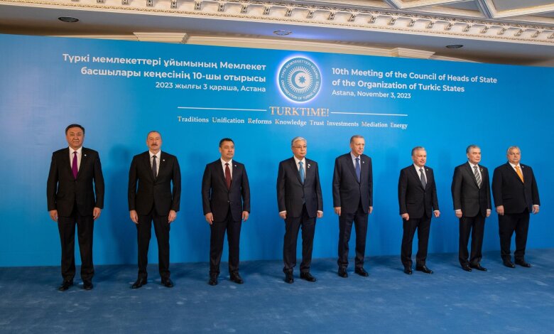 İlham Əliyev Astanada TDT liderlərinin şərəfinə təşkil olunan rəsmi qəbulda iştirak edib
