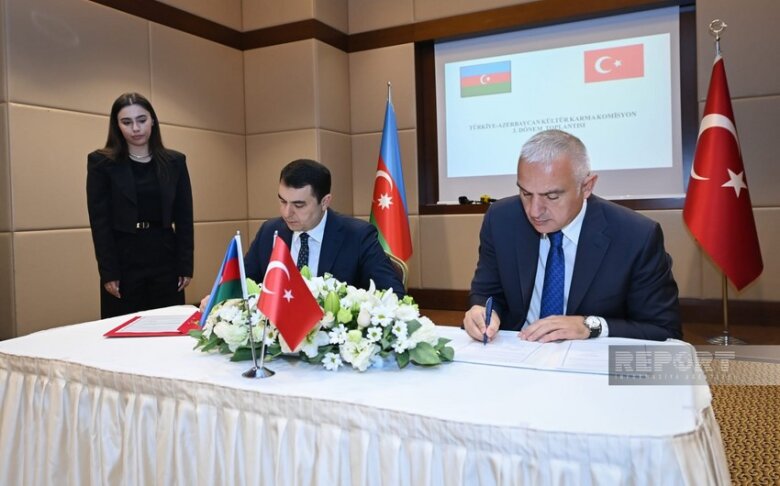 Azərbaycanla Türkiyə arasında mədəniyyət sahəsində yeni saziş imzalanıb