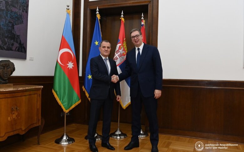 Ceyhun Bayramov Serbiyaya prezidenti ilə görüşüb