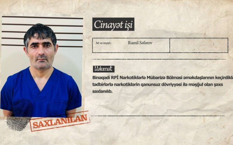 İran vətəndaşının narkokuryerliyə cəlb etdiyi dəstə üzvü saxlanılıb  