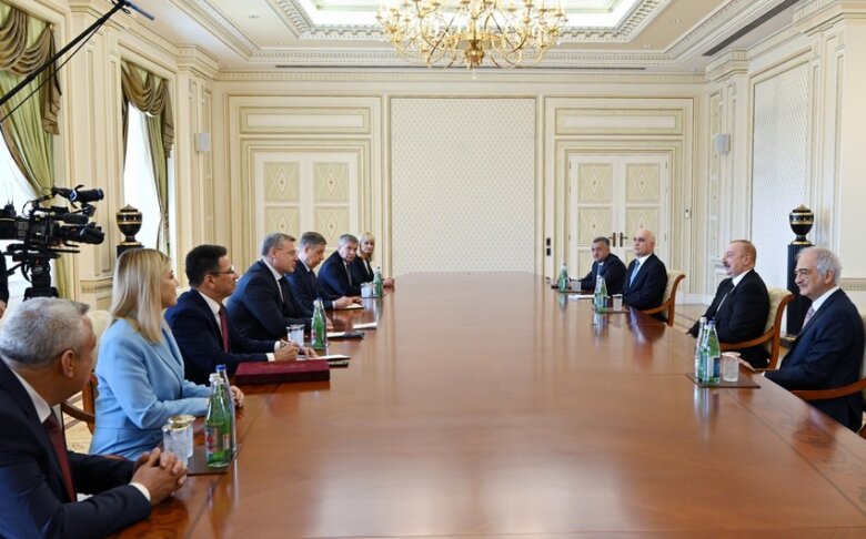 Prezident İlham Əliyev qubernatoru qəbul edib