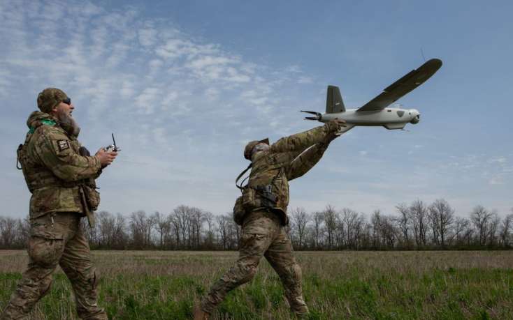 Rusiyaya kütləvi dron hücumu olub