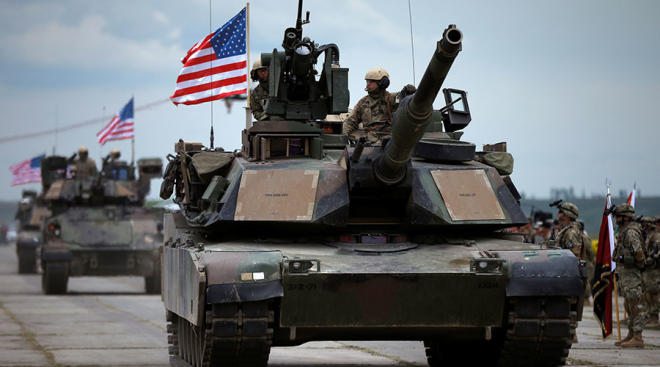 Vaşinqtona tank və zirehli texnika yeridiləcək