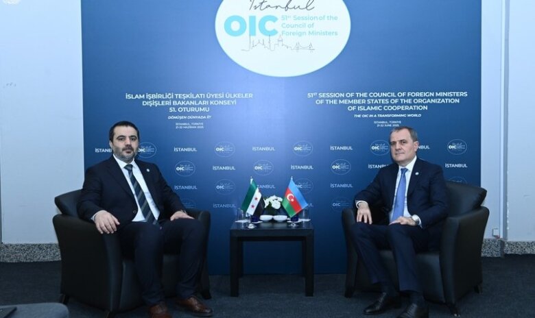 Ceyhun Bayramov Suriya XİN başçısı ilə görüşüb